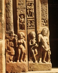 Relief from the entrance of the Temple of Vishnu