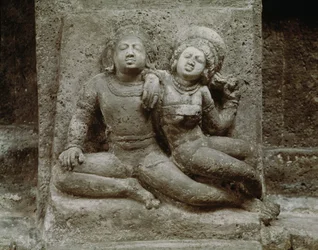Relief of a Mithuna couple, from Cave 4