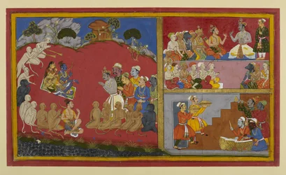 Rāma accepts homage but awaits return to Ayodhyā; Vibhīṣaṇa hosts a durbar for monkey and bear leaders