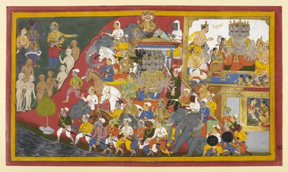 Ravana Prepares for Battle; Rama Consults Vibhishana on Enemy Commanders