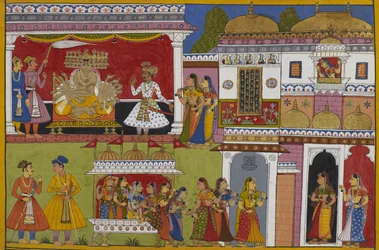 Ravana Returns to Lanka, Cursed by the Women, and Learns Madhu Has Taken His Sister Kumbhakarni