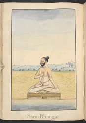 Sarabhanga, a hermit visited in the forest by Rama and Sita