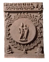 Shiva Parvati (relief, 9th-10th century)