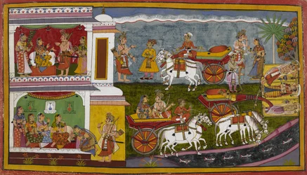 Sita, with Lakshmana, Visits the Hermitages and Rests in One by the Gaumati River