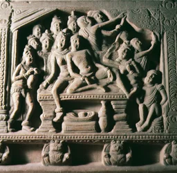 The Fall of Mandhata, from Mathura, Uttar Pradesh, Kusana dynasty