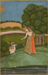 Todi Ragini, from a Ragamala Series, c.1755