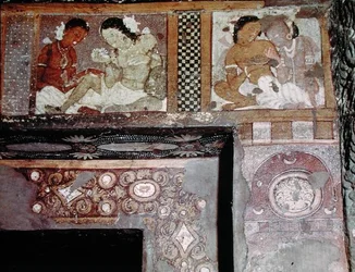 Two Couples, from the Interior of Cave 17