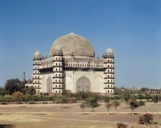 View of the Gol Gumbaz, Mausoleum to Mohammed Adil Shah II Built in 1659