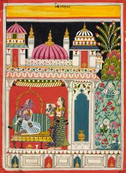 Vilaval Ragini, from a Ragamala, c.1680