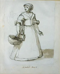 A kitchen maid