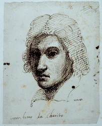 Drawing of Guercino
