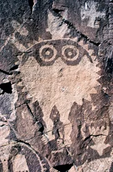 Anasazi Petroglyph carvings in New Mexico