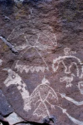 Anasazi rock art etchings found in New Mexico