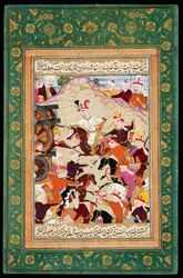 Shah Ismail I at the Battle of Chaldiran