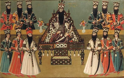 Fath Ali Shah and His Immediate Courtiers