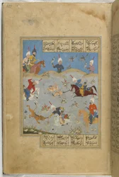Folio from a Khamsa