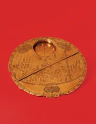 Islamic Mecca-Centred World Map, Safavid dynasty, from Isfahan