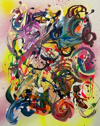 Vibrant Abstract Swirls