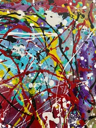 Vibrant Paint Splatter