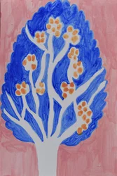 Colorful Abstract Tree