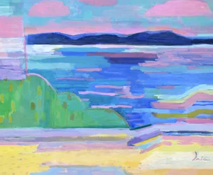 Colorful Coastal Dreamscape