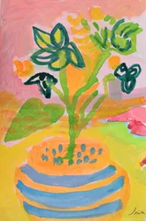 Happy Potted Flowers