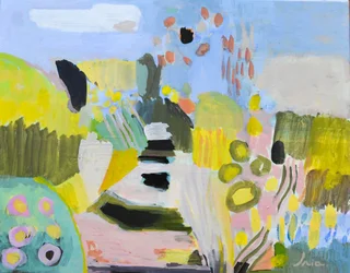 Vibrant Abstract Landscape
