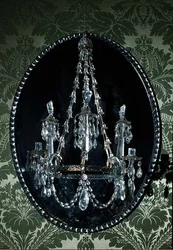 Mirror chandelier, Irish, late 18th century