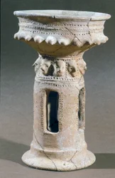 Incense burning stand found in the hills near Hebron, Israel