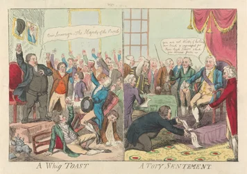A Whig Toast - A Tory Sentiment