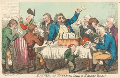 Drawing for Twelfth-Cake at St. Annes Hill