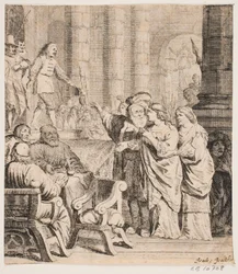 Composition with Figures in 17th Century Costumes