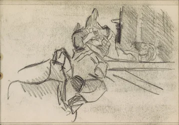 Lying Man, Possibly Sleeping