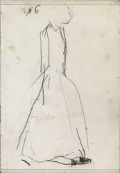 Standing Woman in Profile