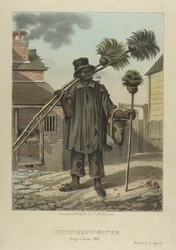 Chimneysweeper, plate 11 from Sketches of Character...,1838