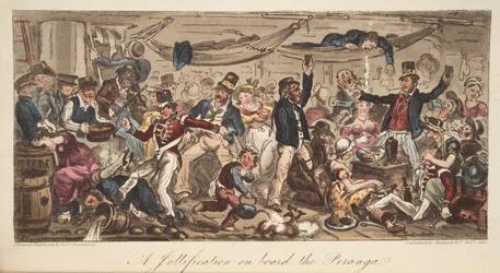 The Retturn to Port, from The English Spy