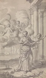 Frontispiece for Town and Country Magazine, for Vol. III for 1771, No. 1