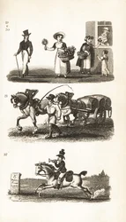 Nosegays, Watercress girl, Brewer’s Dray and Twopenny-Post Boy