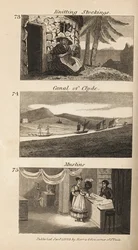 Trades in Regency Scotland: Knitting Stockings, Canal of Clyde, and Muslins