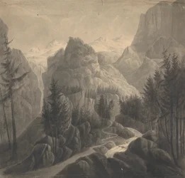 Commencement of the Passage Towards the Gemmi from the Bernese Side