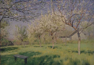 Apple Trees Blooming, c. 1895