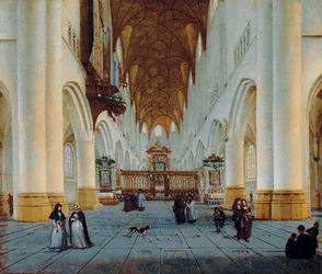 The Interior of St. Bavo