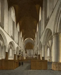 Interior of Saint Bavo, Haarlem, 1680
