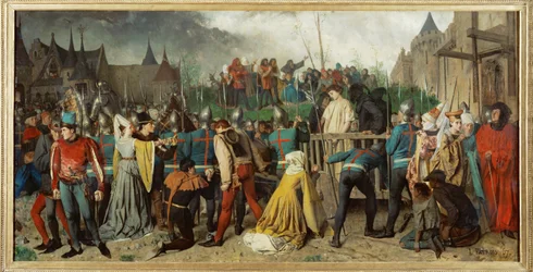 Joan of Arc Led to the Stake