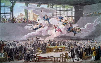 French Revolution: The Oath of the Tennis Court on 20 June 1789