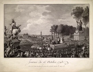The Execution of Marie Antoinette on October 16, 1793