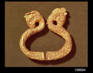 Bracelet with two monster heads