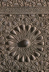Door of the madrasa of Sultan al-Zahir Barquq (detail)