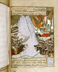 Muhammad: Revelation of a Part of Koran to Muhammad During a Battle