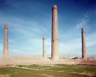 Minarets of the Hussein Baiqara Madrasa